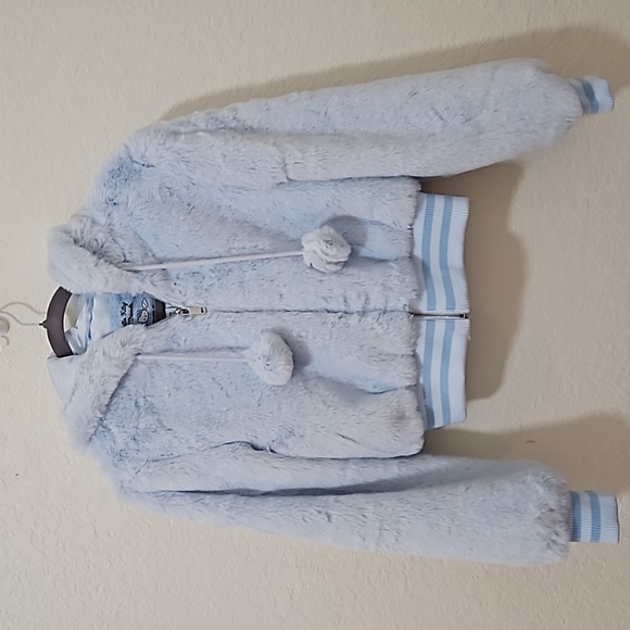 Hello Kitty and Friends faux fur coat size M NWT - Picture 1 of 14
